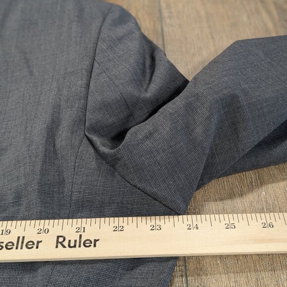 Collection Michael Strahan Blazer Jacket Sport Coat Mens 48 Gray Career Office - Picture 11 of 13